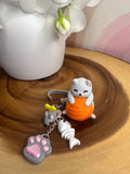 Pawsitively hydrated straw topper and charm
