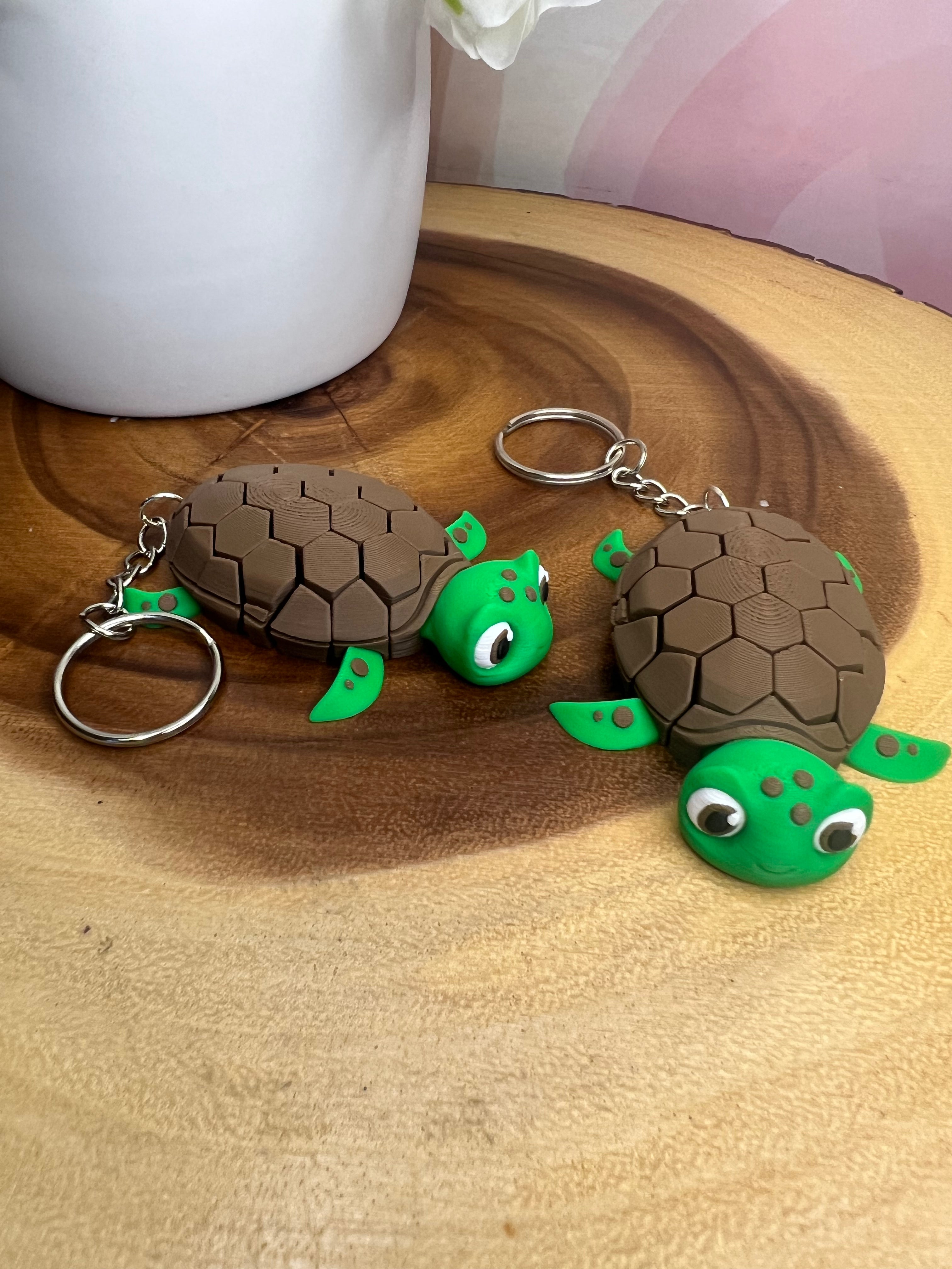 Myrtle the turtle keychain