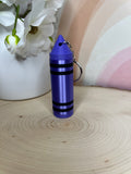 Crayon lip balm holder keychain