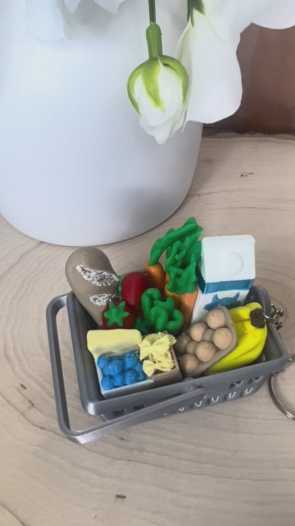 Grocery basket clicker